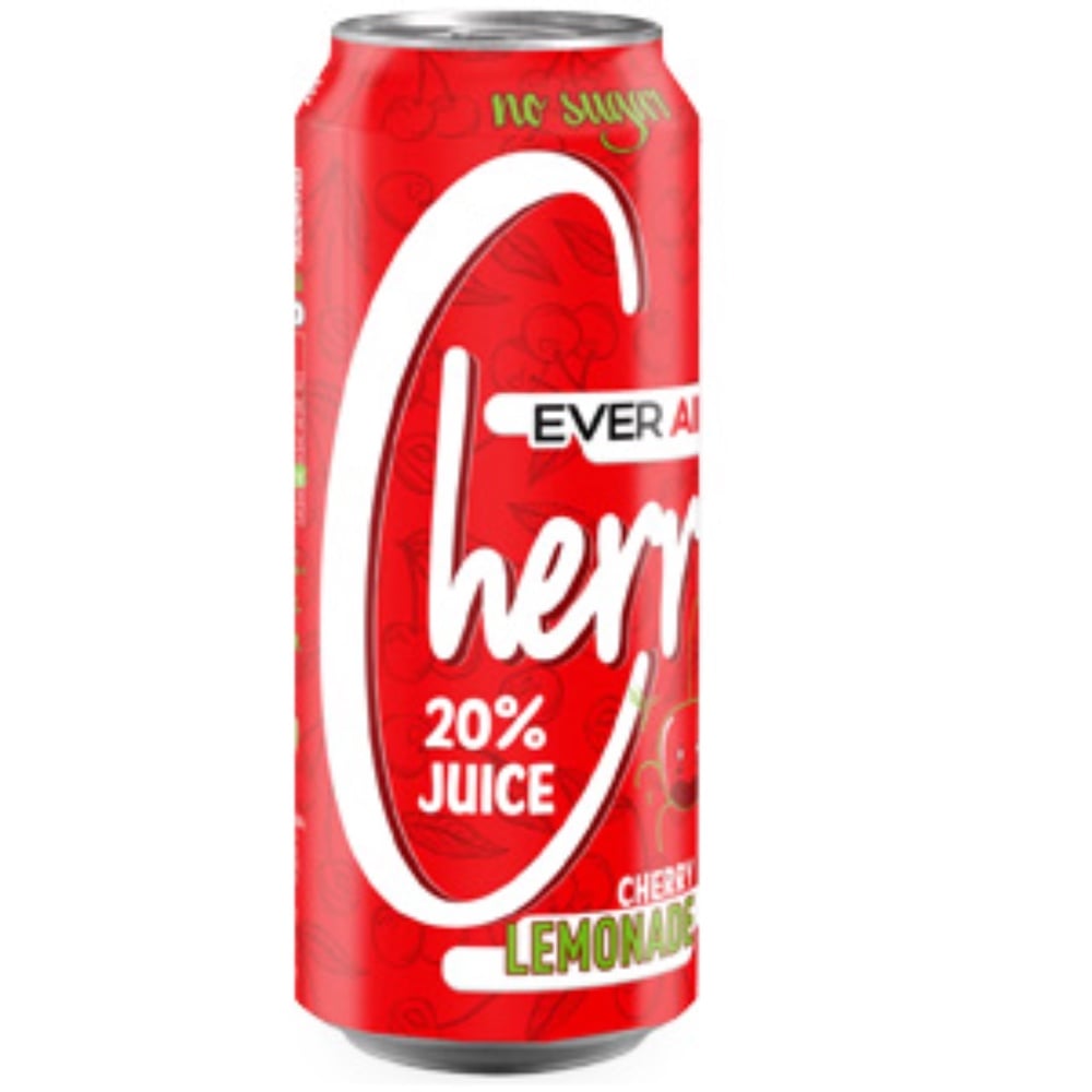 Лимонад CHERRY без цукру 0,5 л.