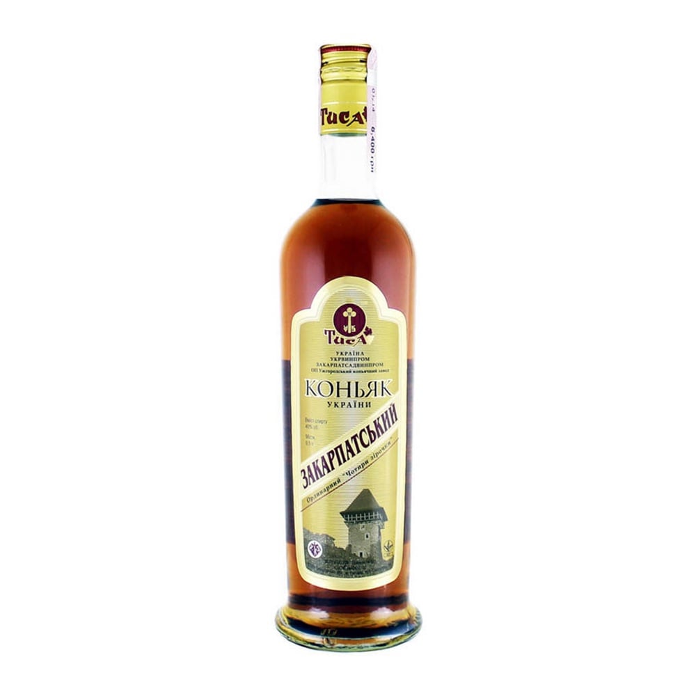 Коньяк Закарпатський 4 зірки 40%