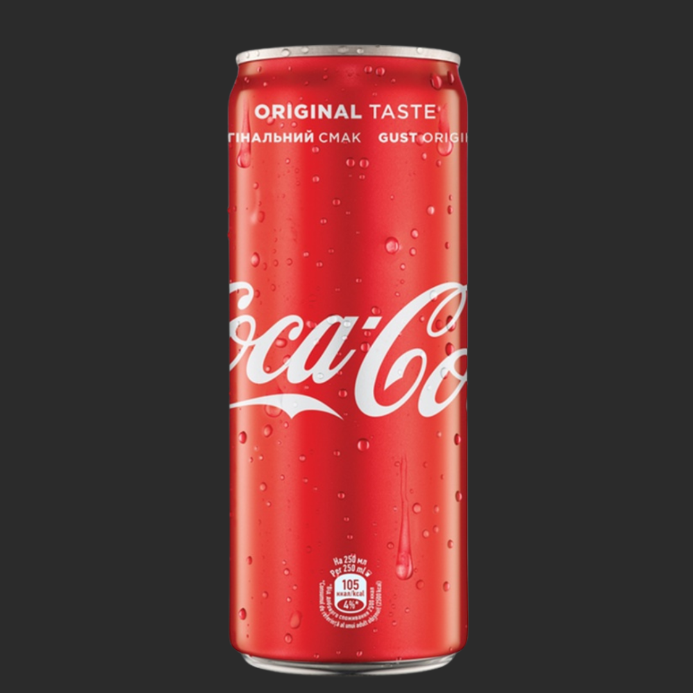 Напій б/а Coca-Cola 0,25л з/б