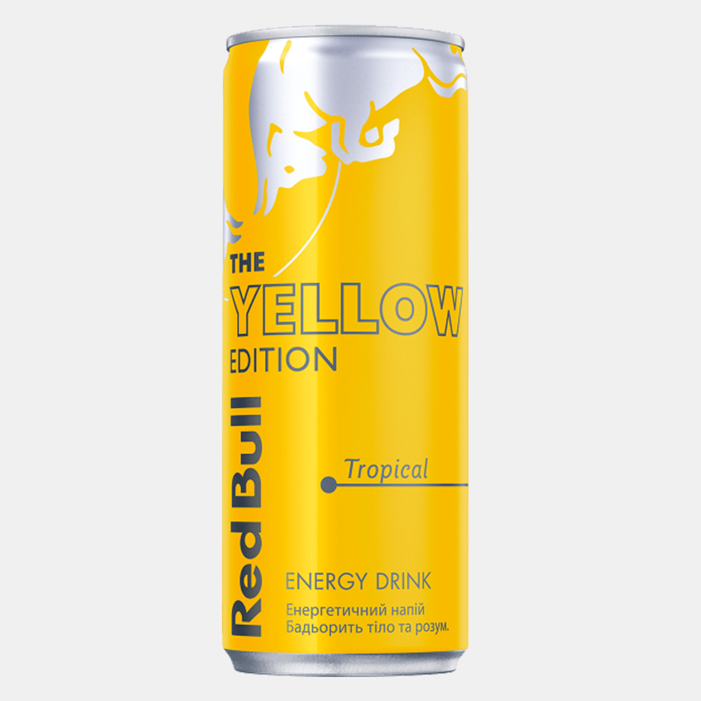 Напій енергетичний Red Bull Yellow Edition 0,25 л