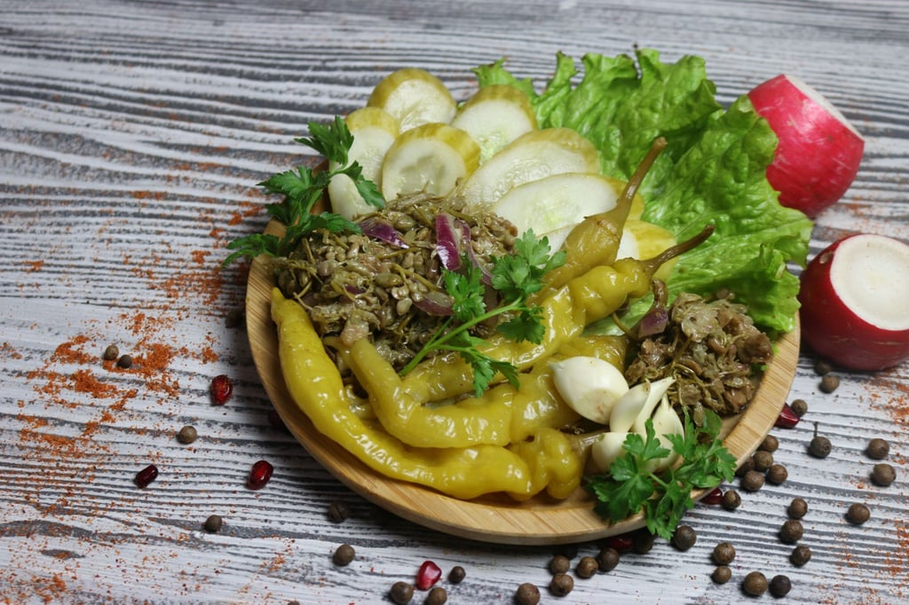 Assorted pickles მჟავის ასორტი