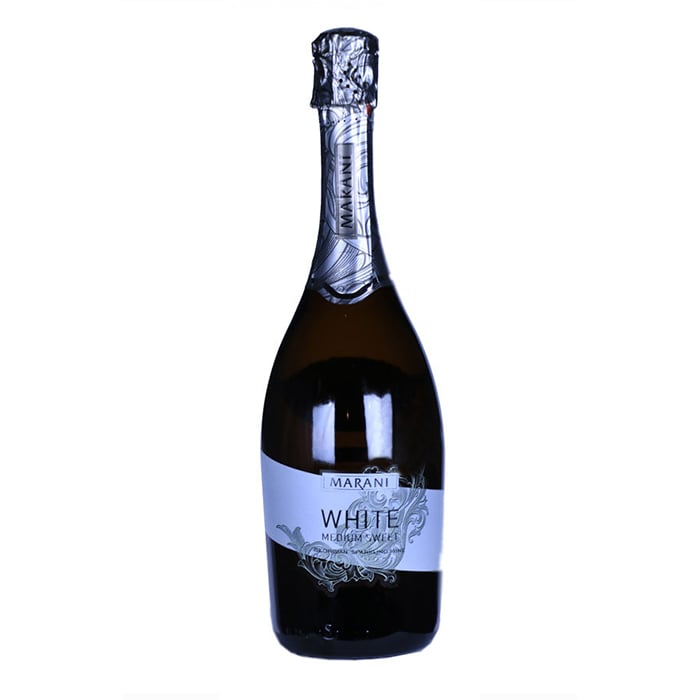 Sparkling wine 0.75lb. White raw-ცქრიალა ღვინო 0.75ლ.ბ. თეთრი ბრუტი