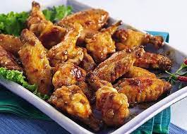 ქათმის ფრთები ჩილის სოუსით-Chicken wings in chili sause
