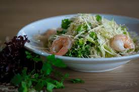 Caesar with shrimp ცეზარი კრევეტებით