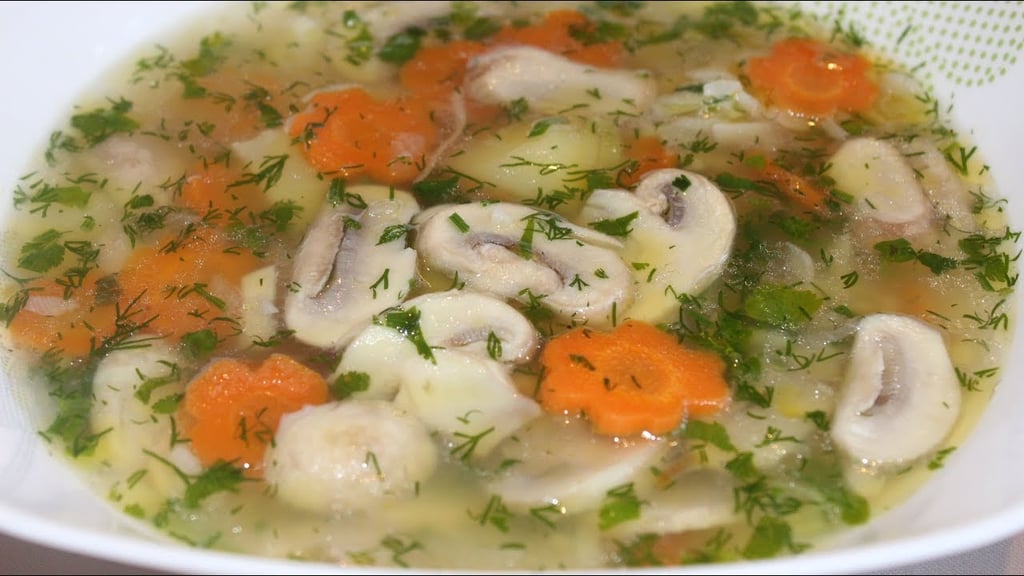 სოკოს ბულიონი-Mushroom bouillon
