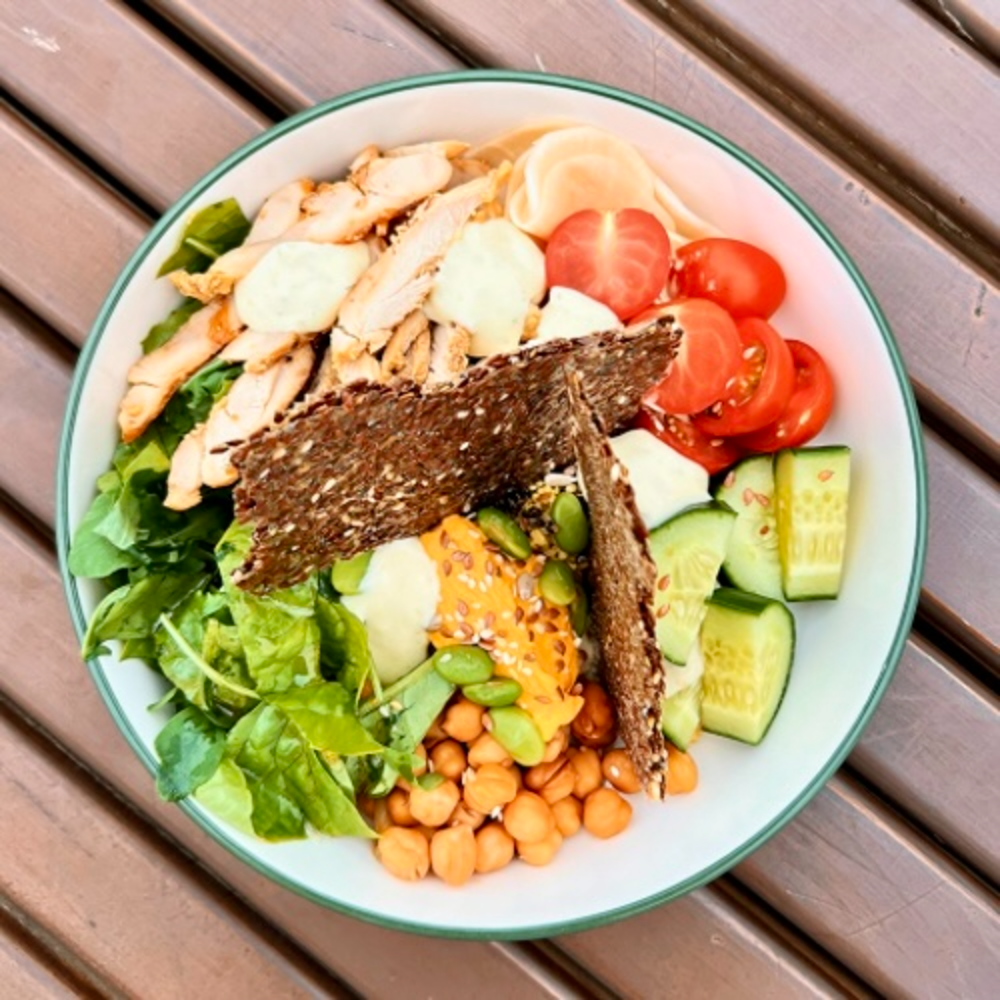 *З собою Боул з курячим стегном