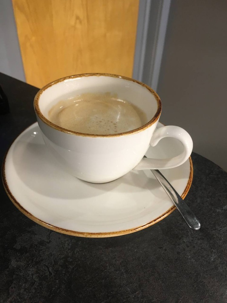 Американо з молоком