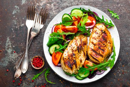 Chicken Breast Fillet with Salad & Sides