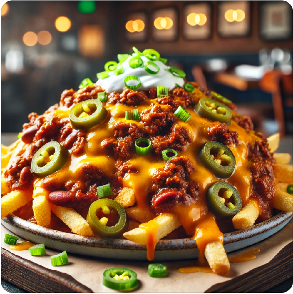 Chili Beef Cheese Loaded Fries