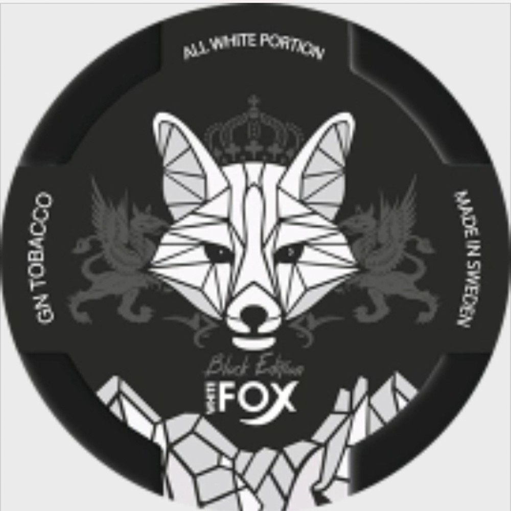 White Fox Slim Black  Nic Pouch 22.5mg