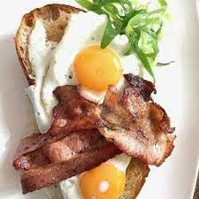 Bacon Eggs on toast