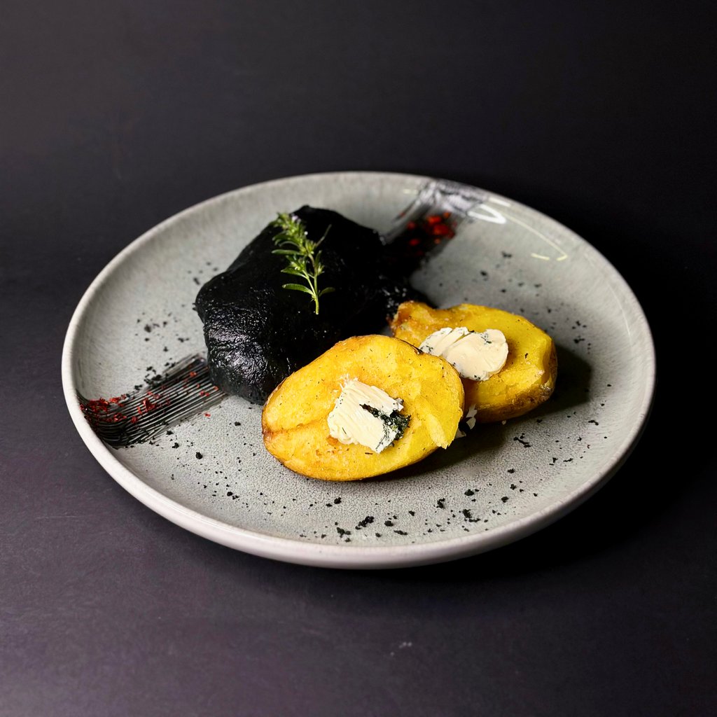 Black steak
