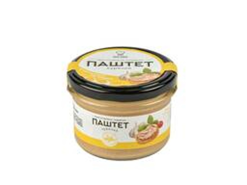 Паштет курячий з часником та яйцем 200г