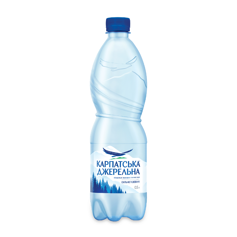 Вода газована 0,5 л