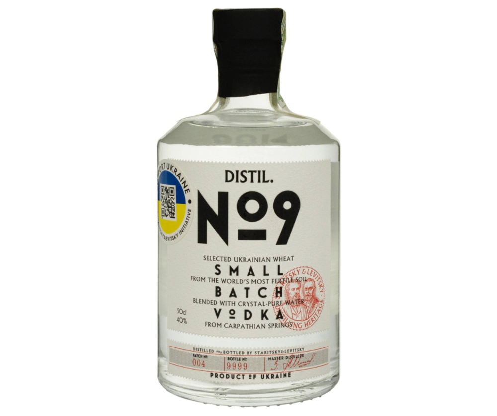 Горілка "Distil №9" 40% 0,5/12