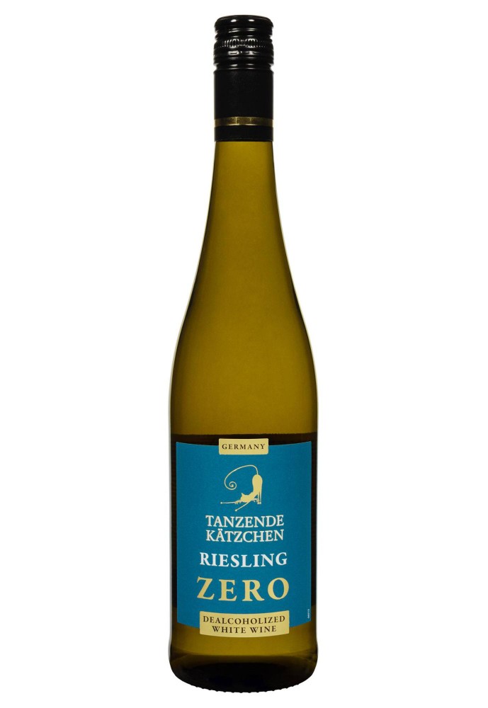 Вино Tanzende Katzchen Riesling б/а 0% біле напівсолодке 0.75/6 Германія