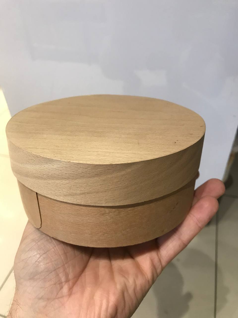 Тубус із букового шпона малий без вікна 145х145(мм) 