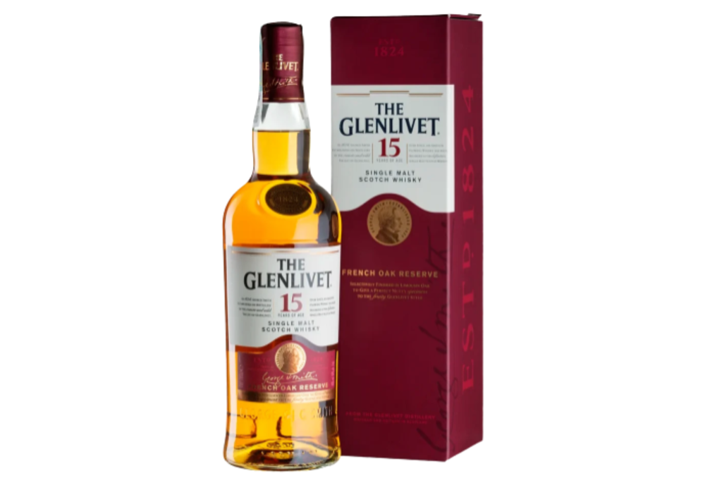 Віскі The Glenlivet 15 років 0,7л. 40%
