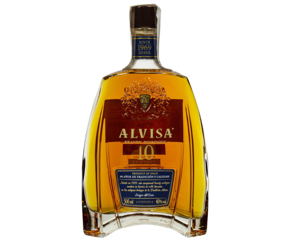 Бренді Alvisa Ecological 10 years 40% 0,5/6 Іспанія