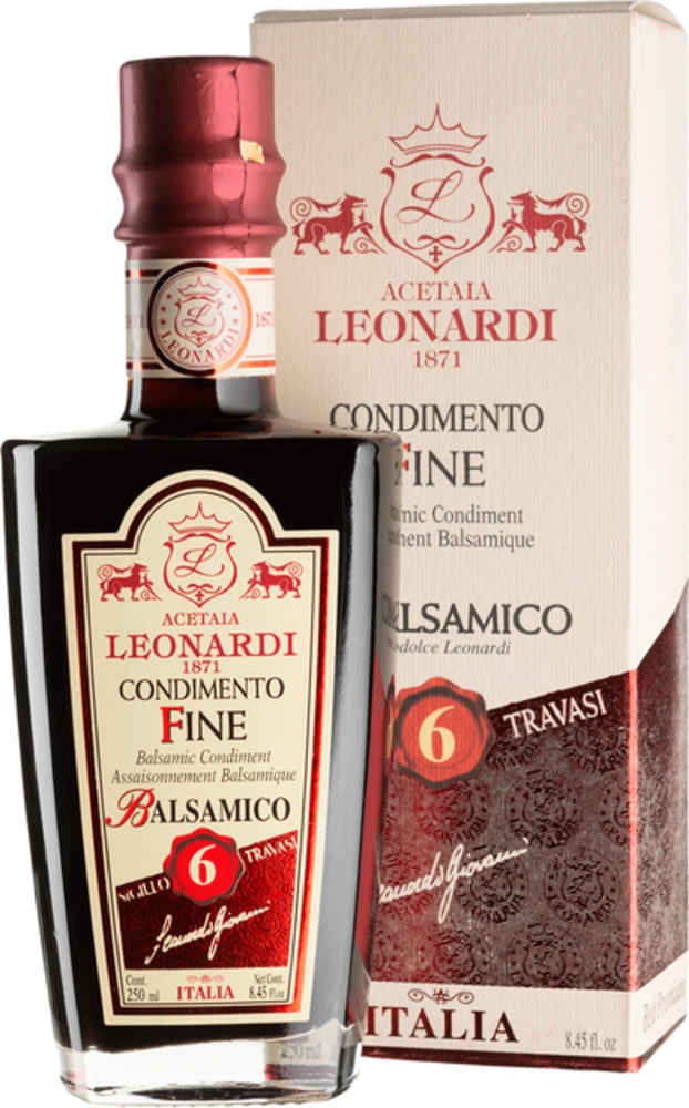 Оцет бальзамічний (витримка 6 років), Leonardi 0,25л