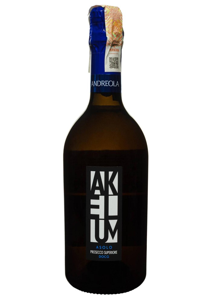 Вино ігристе "AKELUM" Asolo Prosecco Superiore Brut DOCG 0.75/6 Італія