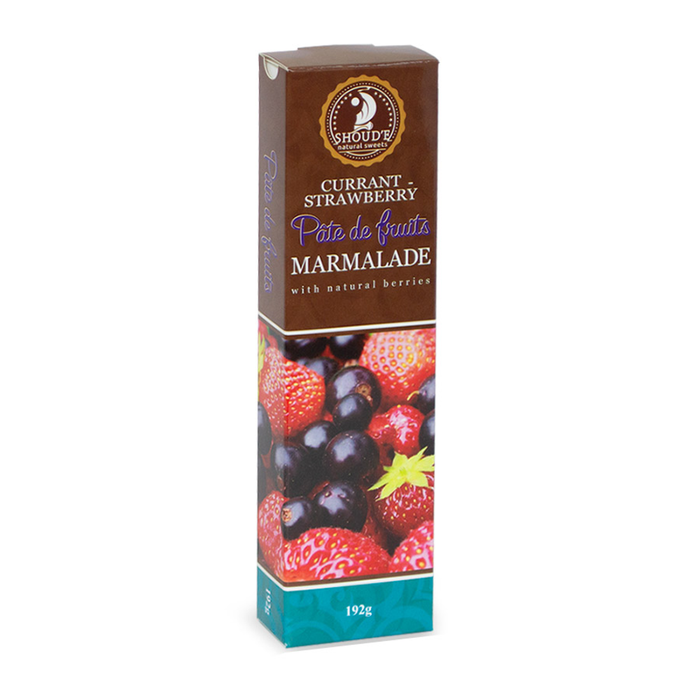 Мармелад "Pate de Fruits" Смородина-полуниця 0.192кг