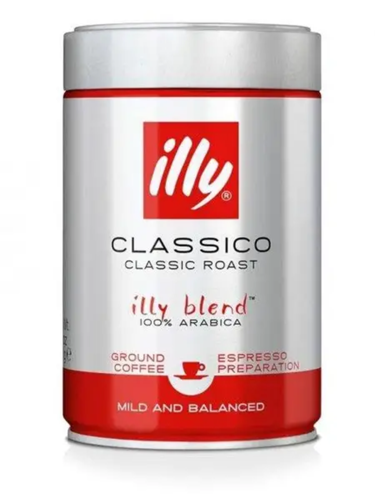 Кава млена illy Classico 100% Arabica 250 г