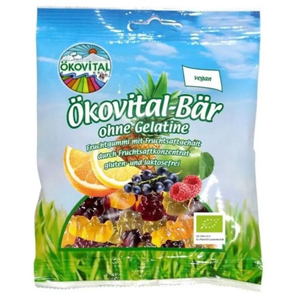 Цукерки желейні Ведмедики органічні 80г, Okovital