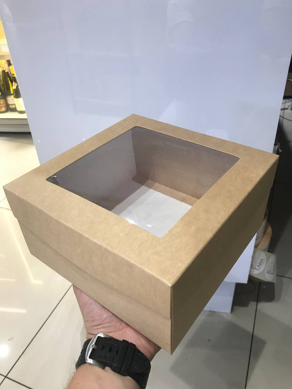 Коробка подарункова з вікном (20*20), "Київ", №0053