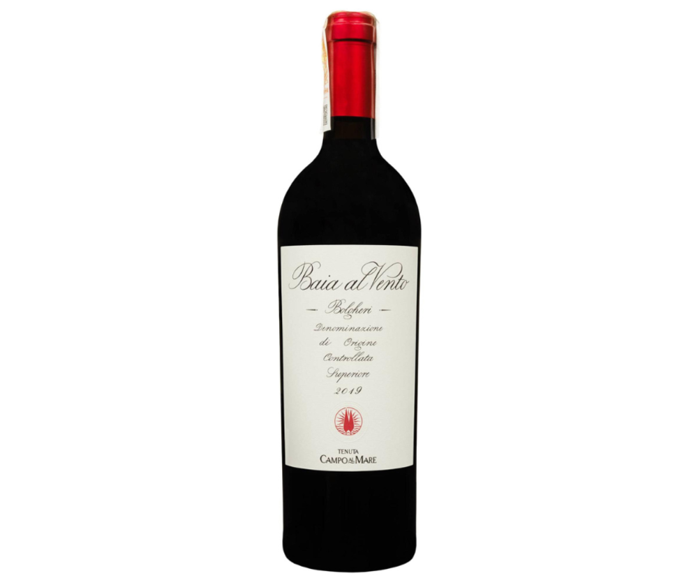 Вино Campo al Mare Baia Al Vento Bolgheri Superiore 2019 сухе червоне 0.75/6 Італія