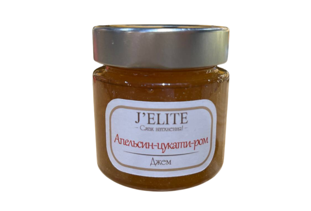 Джем Апельсин-цукати-ром 165 г