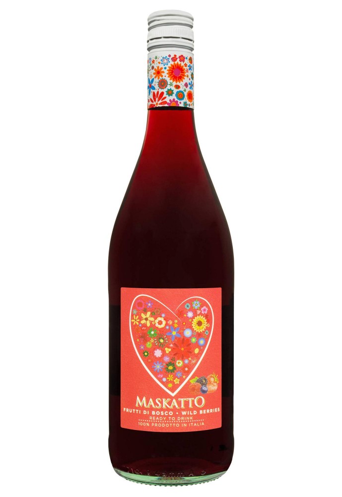 Вино "Maskatto Frutti Di Bosco" MPF тихе солодке червоне 0.75л/6 Італія