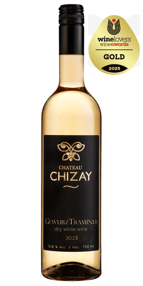 Вино ТМ "Chateau Chizay" "Гевюрцтрамінер" біле сухе сортове столове 0,75л.