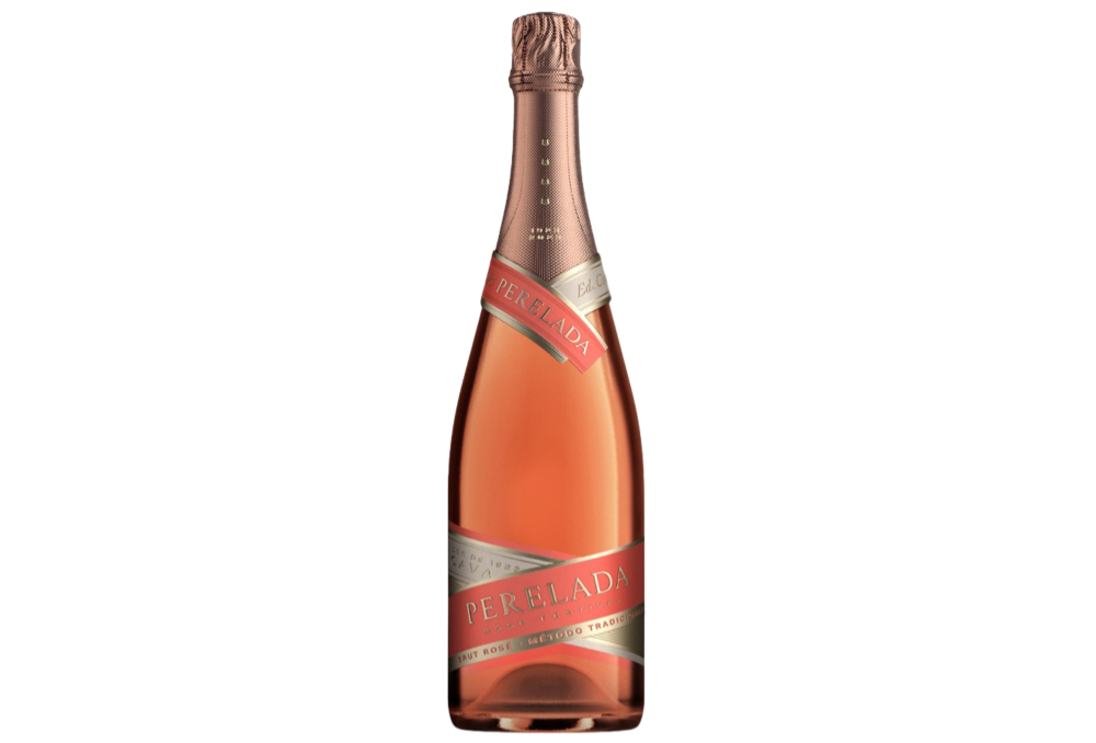 Вино ігристе Кава Перелада "ROSE FESTIVAL" Брют, 11,5% алк., 0,75л, сухе