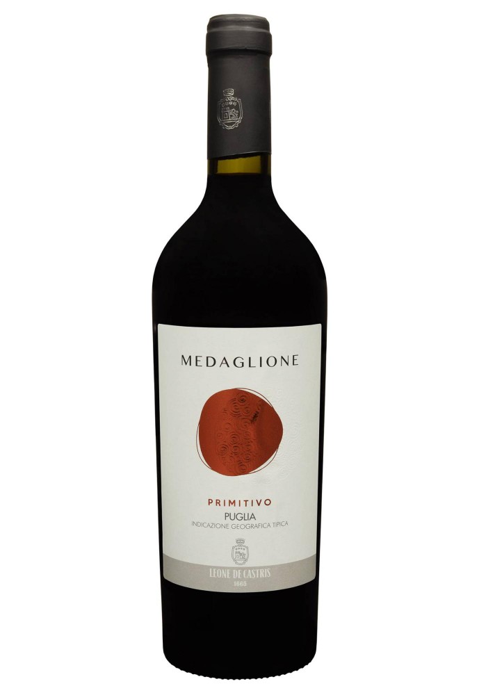 Вино Medaglione Primitivo Puglia сухе червоне 0.75/6 Італія