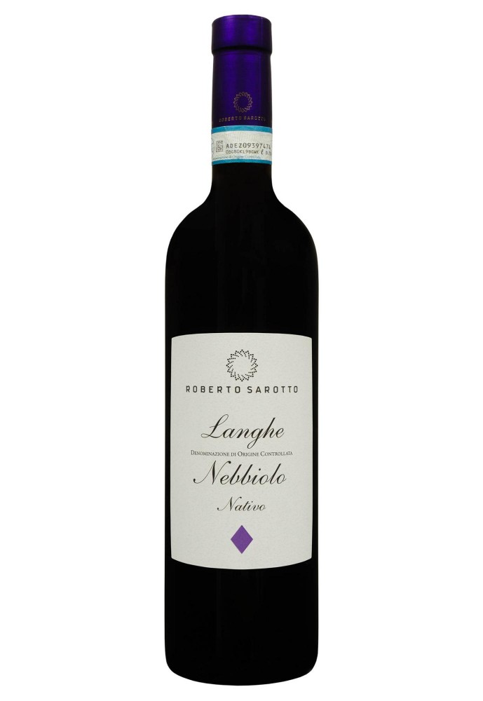 Вино Langhe Nebbiolo 2022 DOC Roberto Sarotto сухе червоне 0.75/6 Італія