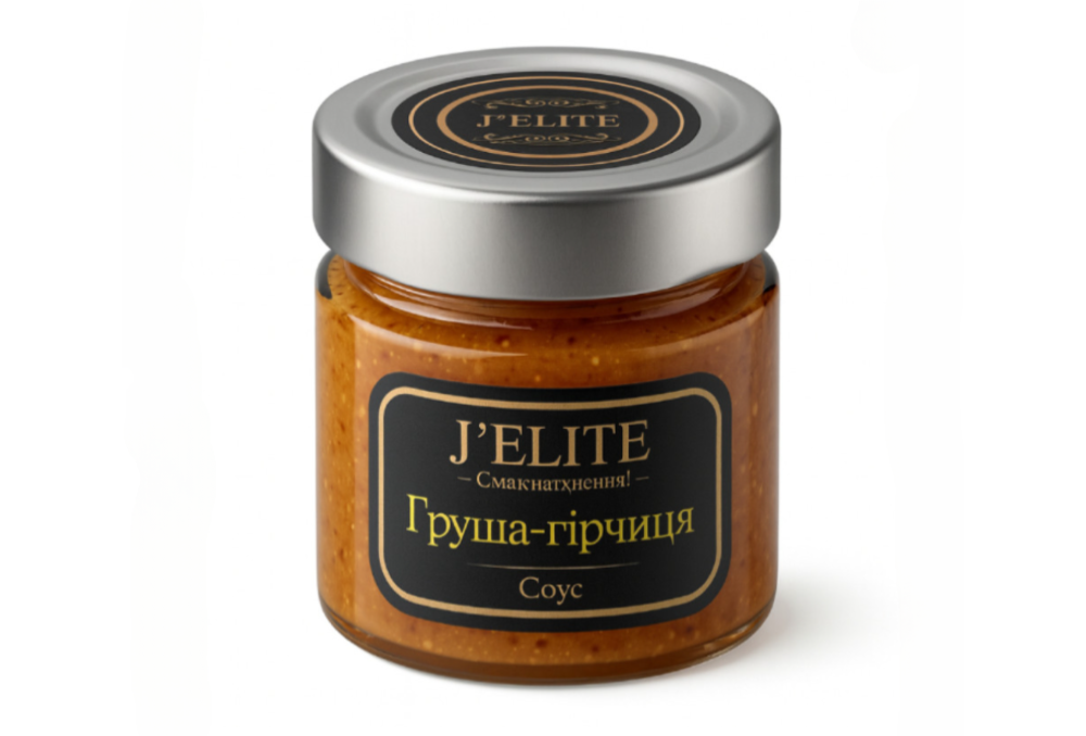 Соус Джеліт "Груша-гірчиця", 165г