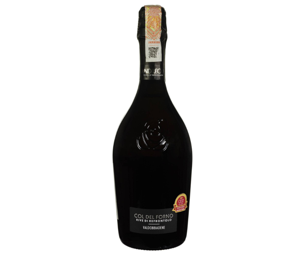 Вино ігристе COL DEL FORNO RIVE DI REFRONTOLO VALDOBBIADENE PROSECCO SUPERIORE BRUT0.75/6 Італія