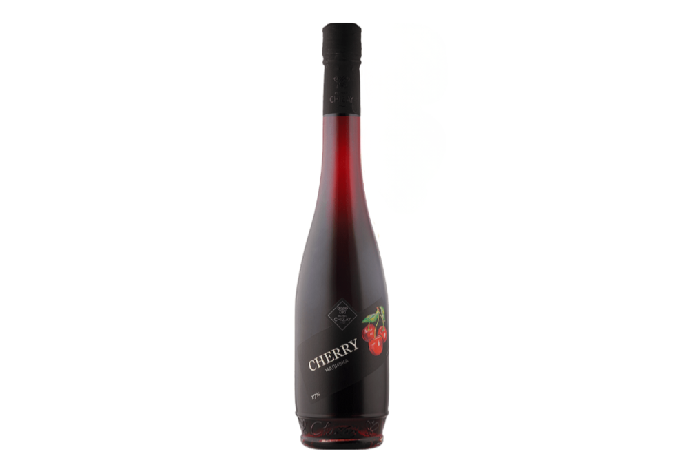 Напій міцний з дистиляту виноградного спиртового "ВИШНЕВА НАЛИВКА" (CHERRY) 0,5л (21%)