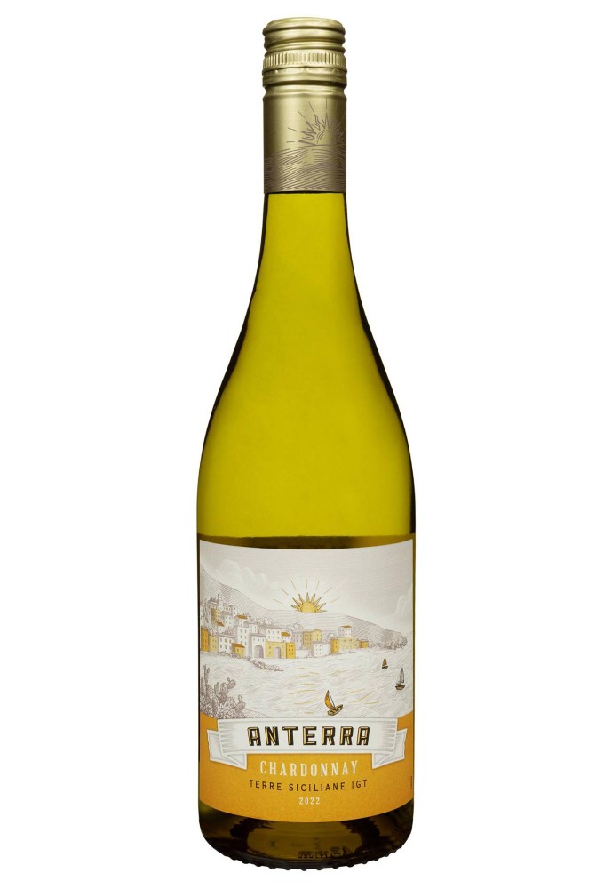 Вино Anterra Chardonnay Terre Siciliane IGT сухе біле 0.75/12 Італія