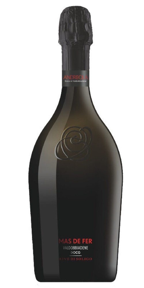 Вино ігристе MAS DE FER RIVE DI SOLIGO VALDOBBIADENE PROSECCO SUPERIORE EXTRA DRY 0.75/6 Італія