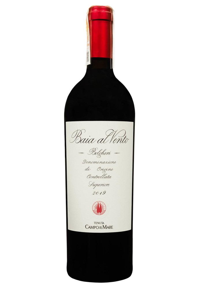 Вино Campo al Mare Baia Al Vento Bolgheri Superiore 2019 сухе червоне 0.75/6 Італія