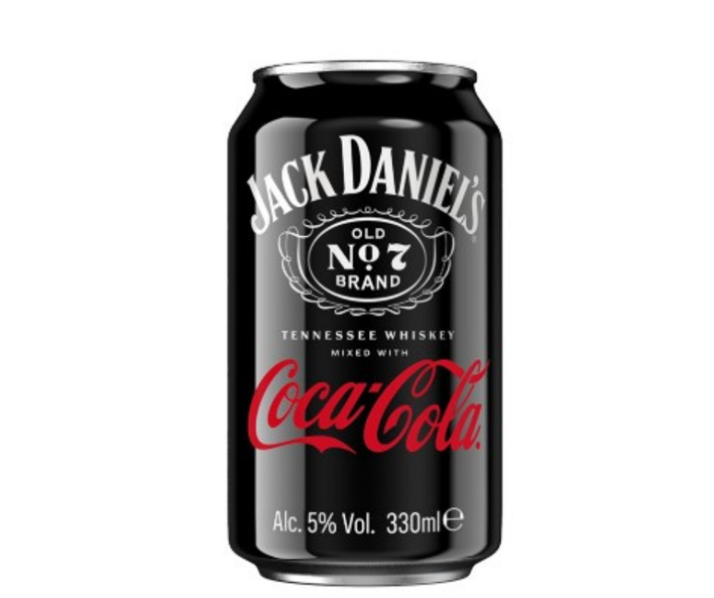Напій "Jack Daniel's & Coca Cola" слабоалк. 5% 0.33/6
