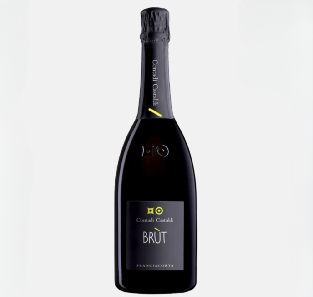 CAS002 Вино біле Контаді Франчакорта брют, 12,5%алк, 0,75л, сухе ігристе