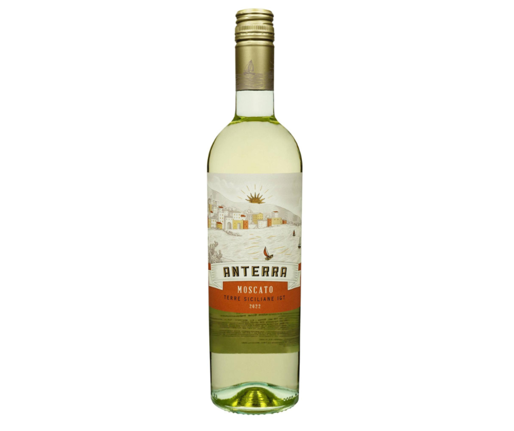 Вино Anterra Moscato Terre Siciliane IGT напівсолодке біле 0.75/12 Італія