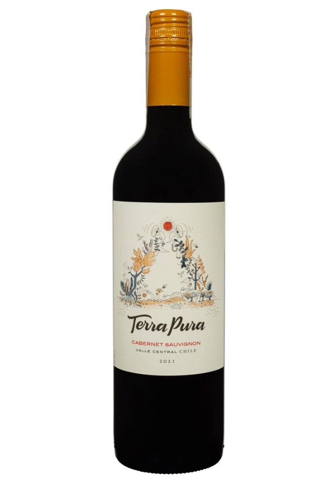 Вино "Terra Pura" Сabernet Sauvignon RESERVA 2022 сухе червоне 0.75/12 Чилі