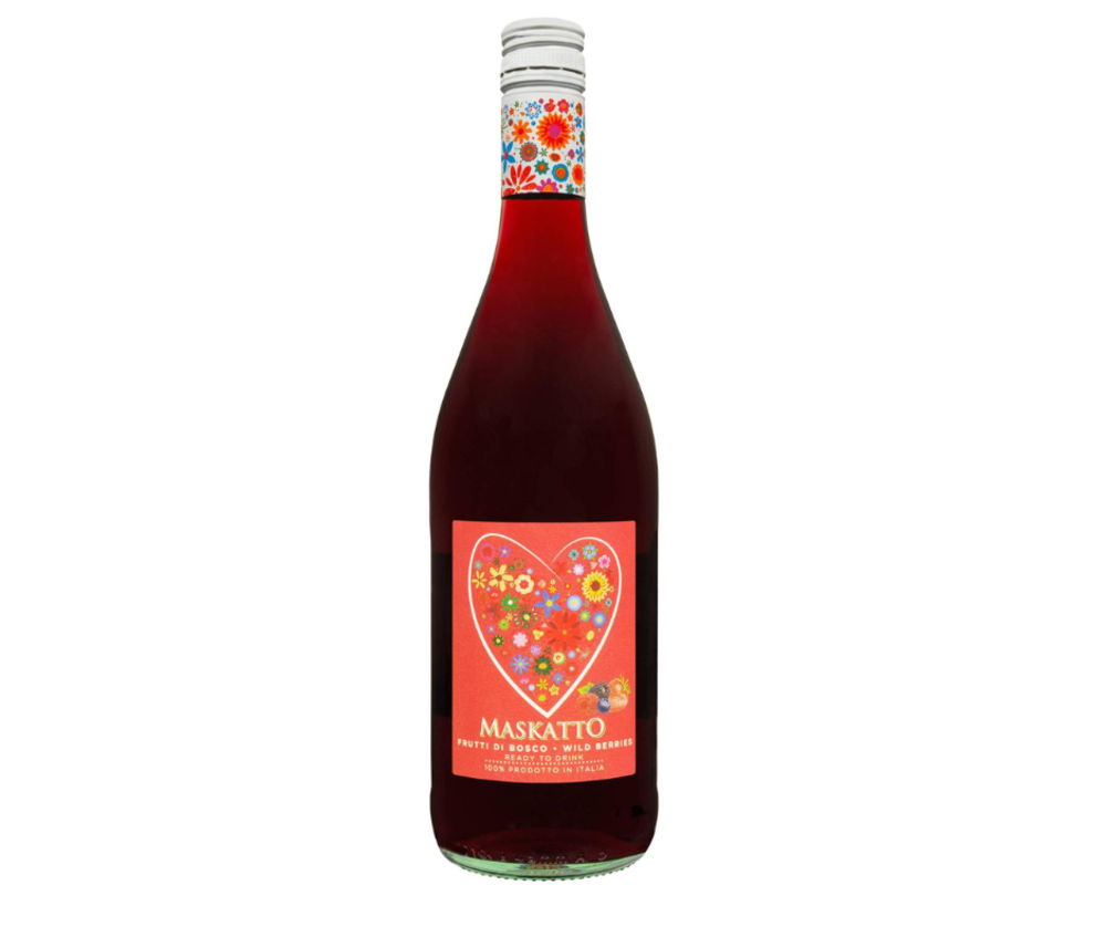 Вино "Maskatto Frutti Di Bosco" MPF тихе солодке червоне 0.75л/6 Італія