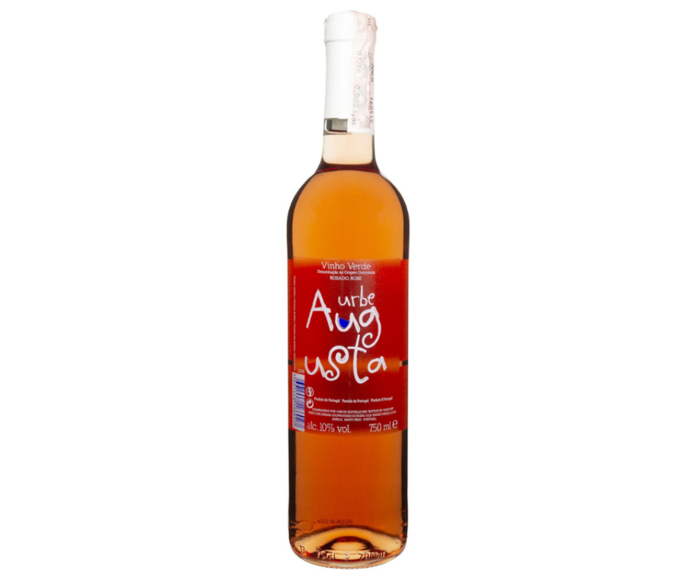 Вино Vinho Verde Augusta Rosado Rose рожеве напівсухе Португалія
