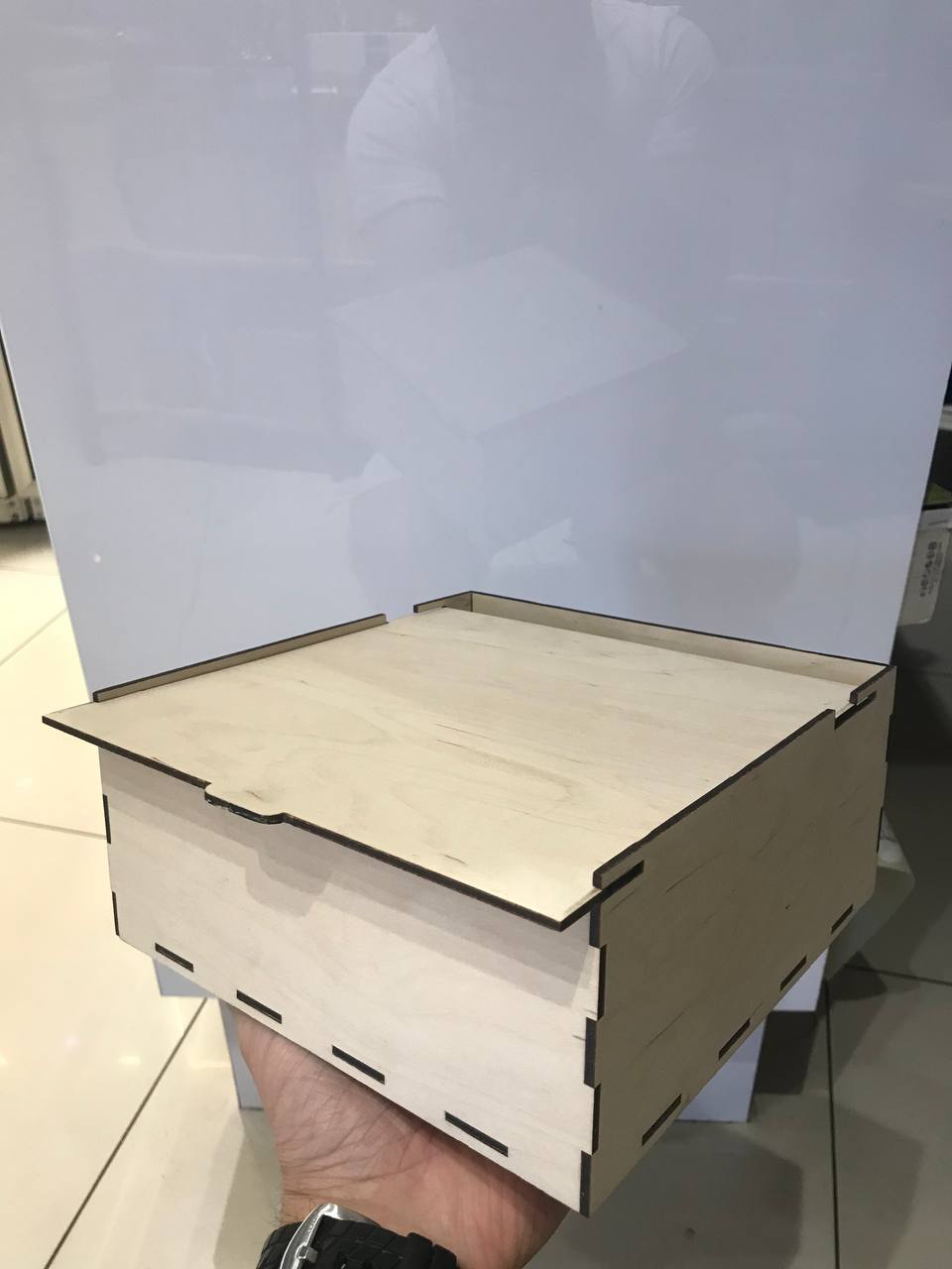 Ящик пазл білий