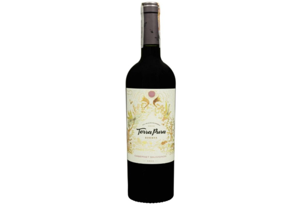 Вино "Terra Pura" Сabernet Sauvignon RESERVA 2022 сухе червоне 0.75/12 Чилі